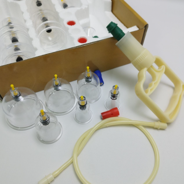 Набор Вакуумные банки для хиджамны и массажа с насосом и магнитами 18 шт. NEW